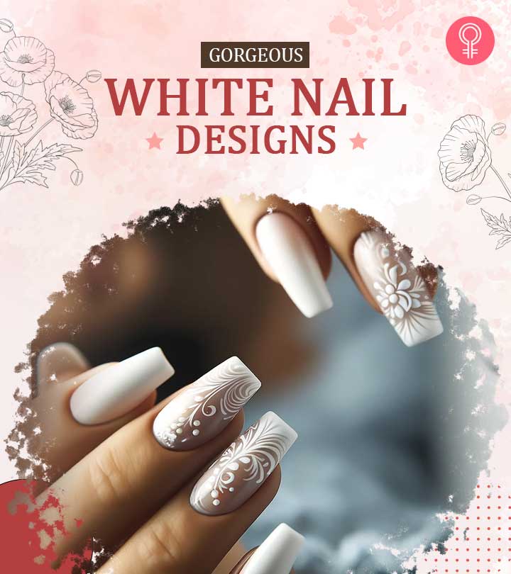 12 Gorgeous White Nail Art Ideas - White Nail Designs for 2023