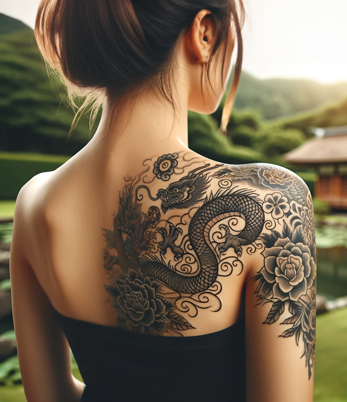 Brief explanation on composition in Japanese tattoos - YouTube