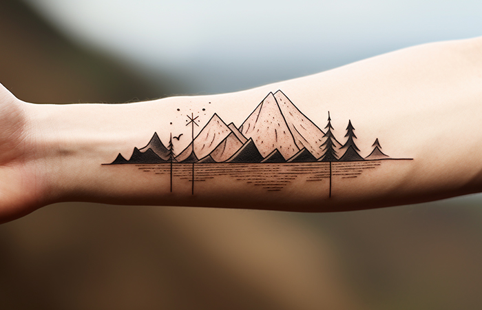 Tattoo tagged with: abstract, emilya, facebook, fine line, geometric, inner  forearm, line art, medium size, twitter | inked-app.com