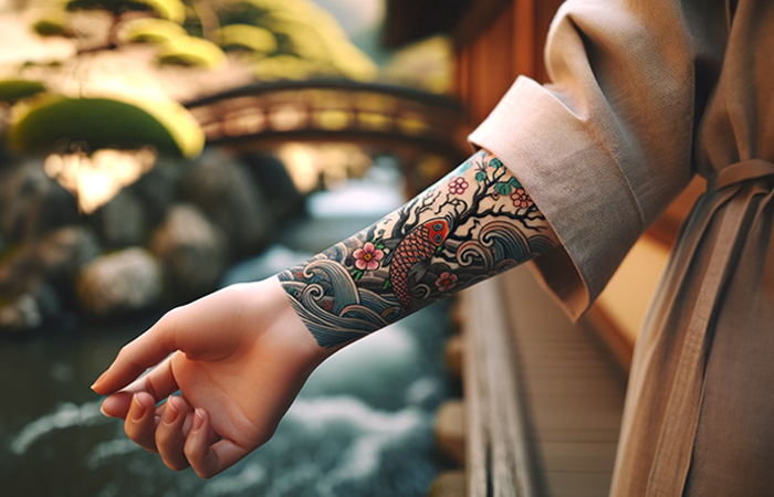 Temporary Tattoo Stickers Waterproof 15 Days Tattoo Armband - Temu Japan