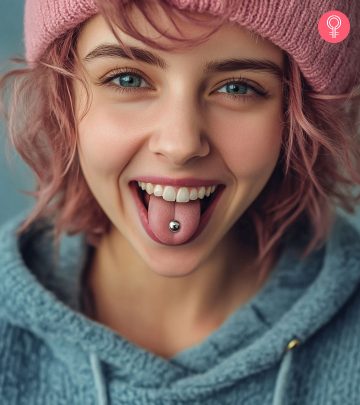 Tongue Piercing Healing Stages