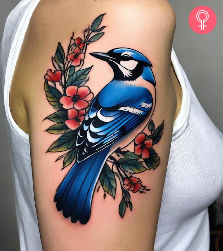 8 Amazing Blue Jay Tattoo Designs With Meaning