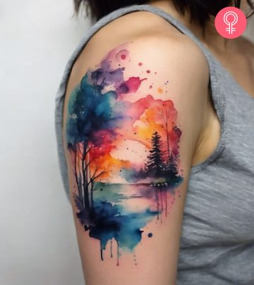 8 Stunning Color-Tattoo Ideas With Meanings