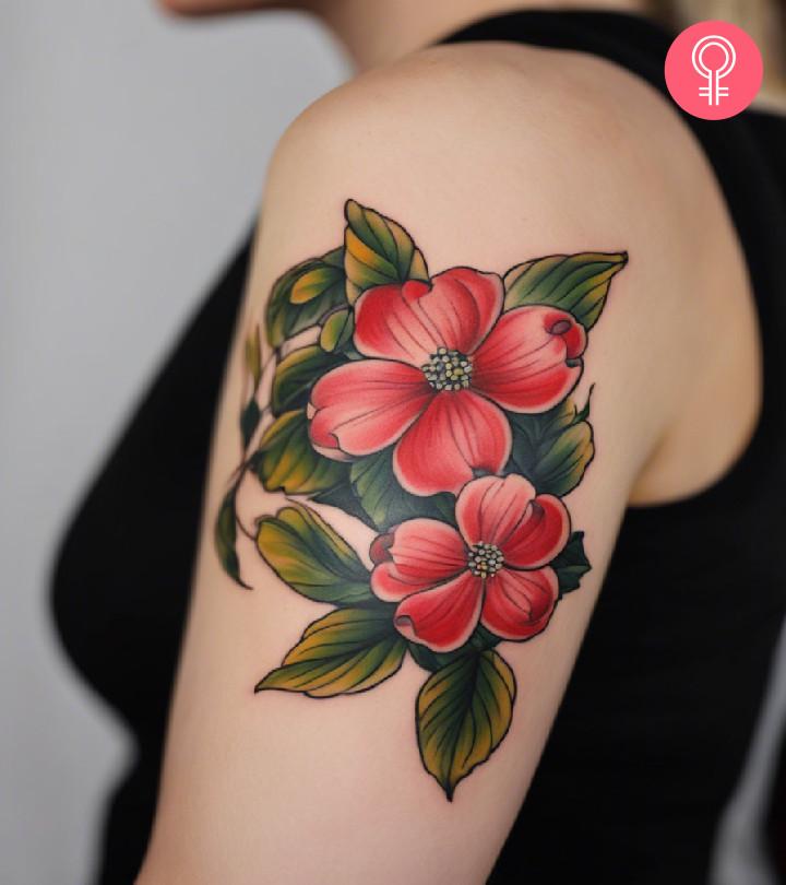 8 Dogwood Flower Tattoos That Celebrate Spring And Renewal