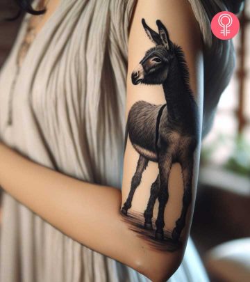 8 Best And Minimalist Donkey Tattoo Ideas With Meanings