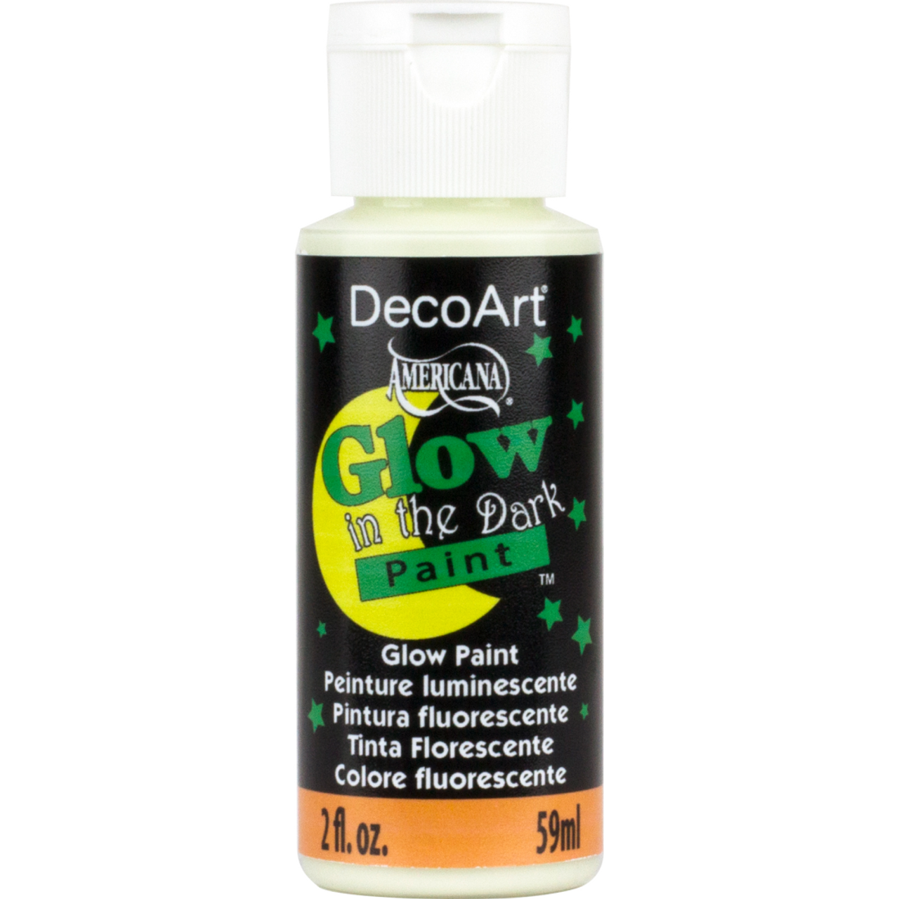 Midnight Glo Black Light Face And Body Paint - Neon Makeup Fluorescent  Blacklight Reactive UV Glow Paints 2oz - Set of 6 Bottles