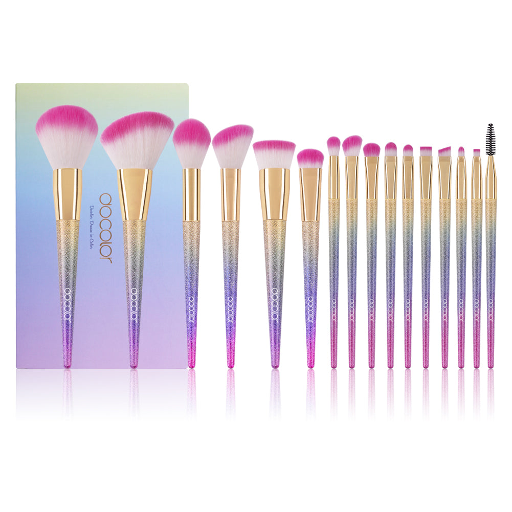 1 Piece Unique Glitter Kabuki Makeup Brush Foundation Makeup Brush or Nail  Brush Nail Art Dust Clean Soft Brush Mushroom Brush Grinding Dust Cleaning