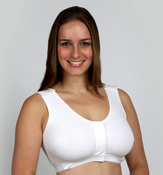 Underworks Arthritis Bra with Hook and Loop Closure - Sleep Leisure  Breastfeeding Bra, Small White at  Women's Clothing store: Bras