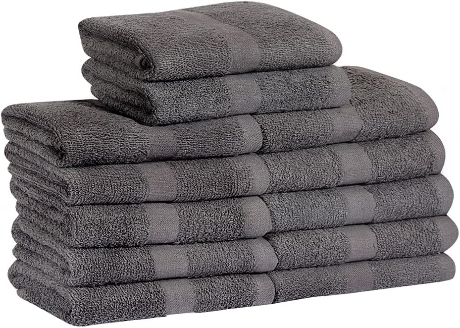 1 Dz. BleachSafe Washcloths - Bleach & Peroxide Safe Grey