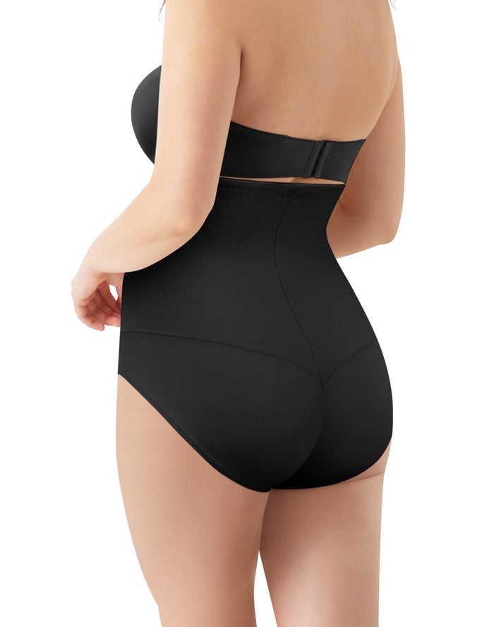 Women's Latest Nylon Spandex Seamless Tummy Control high Waist Thigh Ladies  Shapewear Half Body Shaper(PACKOF2)
