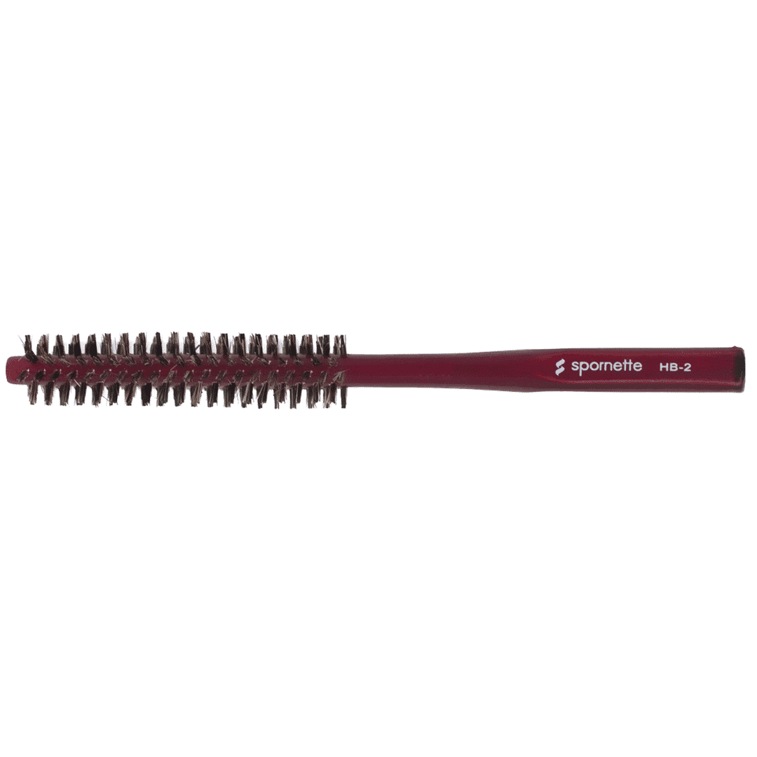 PERFEHAIR Small Round Hair Brush for Thin or Short Hair, Mini Round Boar  Bristle Beard Brush for Men & Women