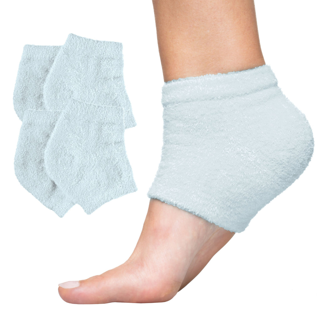 NatraCure 5-Toe Gel Lined Foot Moisturizing Socks – Aloe & Shea Infused  Fuzzy Hydrating Socks for Women & Men - Soft Feet Moisturizer Spa &  Pedicure