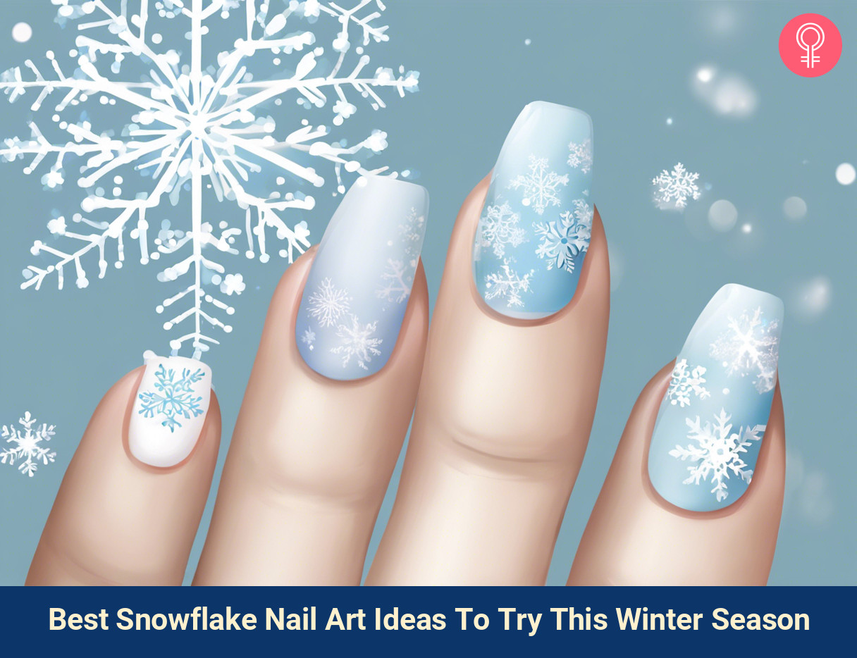 B.05 Nail Art Stamping Plate Winter Snowflake Nails Let It Snow - Etsy